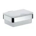 Produktbild: Emco Loft Feuchttücher-Box mit Deckel Wandmontage hygiene chrom/weiß 053900101