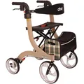 Produktbild: Premium Rollator NITRO mit Stockhalter, Größe M champagner