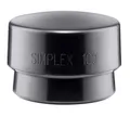 Produktbild: Gummihammer HALDER SIMPLEX Ersatzeinsatz Gummikomposition schwarz 100mm