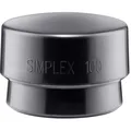 Produktbild: HALDER SIMPLEX Ersatzeinsatz Gummikomposition 100mm Schlageinsatz Schonhammer