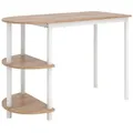 Produktbild: Vicco Küchentisch, Eiche, Weiß, Holzwerkstoff, 2 Fächer, Rechteckig,Rechteckig, 110x75.5x50 cm, Esszimmer, Tische, Esstische