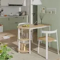Produktbild: Küchentisch Freetown, Goldkraft Eiche/weiß, 110 X 50 Cm Mit Offene Ablagen Vicco