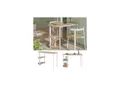 Produktbild: Vicco Bartisch Freetown Eiche Weiß 110 x 75,5 cm mit Regal