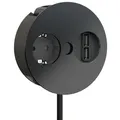 Produktbild: Bachmann Twist 1x Steckdose, USB-Charger (931.131) schwarz matt