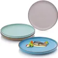 Produktbild: Sänger Speiseteller, Blau, Braun, Stein, 4-teilig, Rund, kratzfest, Essen & Trinken, Geschirr, Teller, Speiseteller