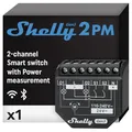 Produktbild: Shelly 2PM Gen3 - WLAN Smart Relais Schalter, Rolladenschalter, Stromzähler, 2