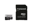 Produktbild: Transcend 64GB microSDXC 350V Memory Card UHS- I, C10, U3, Full HD, TS64GUSD350V