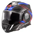 Produktbild: LS2 FF901 Advant X C Future II White Blue Motorrad Klapphelm Gr. XL Blau Carbon