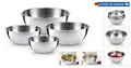 Produktbild: WMF Gourmet Schüsselset 4-teilig, Edelstahl Schüsseln für die Küche 0,75l - 2,75