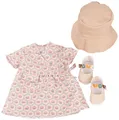 Produktbild: Götz 3403610 Kombi Happy Flower - Puppenbekleidung Gr. XL - 4-teiliges Bekleidungs- und Zubehörset für Stehpuppen 45 - 50 cm