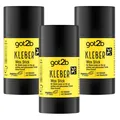 Produktbild: 3x 50g Schwarzkopf got2b Kleber Wax Stick für Sleek Looks on go glattes finish