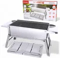 Produktbild: Klappbarer Mangal Camping-Grill SPUTNIK aus Edelstahl BBQ Holzkohle