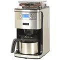 Produktbild: Kitchen Chef - Isotherme Programmierbare Kaffeemaschine Mit Mühle 12 Tassen 1000w Edelstahl Kcp4266