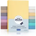 Produktbild: Julius Zöllner Jersey Spannbettlaken für Wiegen 90x40cm und Stubenwagen, 100% Baumwolle, STANDARD 100 by OEKO-TEX, banana