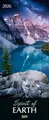 Produktbild: Spirit of Earth 2026: Schmaler Wandkalender. Foto-Kunstkalender über unsere atemberaubende Natur. PhotoArt Vertikal. 28,5 x 69 cm.