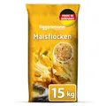 Produktbild: Eggersmann Maisflocken 15 kg – Einzelfuttermittel für Pferde & Ponys – Ideal bei erhöhtem Leistungsanspruch & geschwächten Tieren – Liefert Energie & unterstützt die Gewichtszunahme