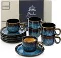 Produktbild: SÄNGER Steingut Espressotassen Set Osaka 12-teilig