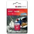 Produktbild: AgfaPhoto Flash-Speicherkarte - 64 GB - Class 10 - SDXC UHS-I