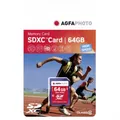 Produktbild: AgfaPhoto SDXC Speicherkarte 64 GB High Speed Class 10 UHS I