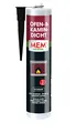 Produktbild: MEM Ofen- & Kamin-Dicht, Dichtungsmasse für Heizanlagen, offene Kamine und Öfen, Auch zum Verkleben und Verfugen geeignet, Hochtemperaturbeständig bis +1200C°, 310 ml Kartusche, Schwarz