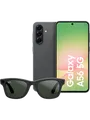 Produktbild: Samsung Galaxy A56 5G 128 GB Awesome Graphite+ Ray-Ban Meta Wayfarer Matte Black Transitions G15 Green