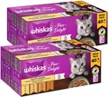 Produktbild: WHISKAS Adult Katzenfutter Nass Pure Delight Geflügel Ragout in Gelee 80x85g