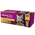 Produktbild: Whiskas Adult 40x85g Geflügel Leckerlis Feuchtfutter für Katzen Mix in Gelee