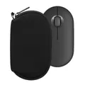 Produktbild: kwmobile Hülle kompatibel mit Logitech Pebble Mouse 2 M350s / M350 - Neopren Hülle für PC Mouse Schutzhülle - Computer Maus Tasche - Neopren Tasche für PC-Maus - Schwarz