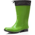 Produktbild: Ladeheid Damen Gummistiefel mit Stulpe LA-968 Gummistiefel grün|schwarz 36 EU
