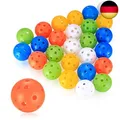 Produktbild: 28 Stück Golf Übungsbälle, Air Flow Hollow Übungsgolfbälle, 42mm Kunststoff Golf