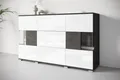 Produktbild: INOSIGN Sideboard Kenia (1 St), Sideboard mit 3 Schubladen, 6 Fächern, Glastüren, Breite 150 cm