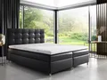 Produktbild: Boxspringbett Schlafzimmerbett ARVID 180x200cm Kunstleder Schwarz