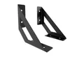 Produktbild: sossai® Wandregalhalter 2er Set Design Regalträger Truss in Schwarzmatt, 2-tlg.