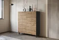 Produktbild: INOSIGN Highboard HIGHBOARD PHUKET (1 St), moderne Kommode mit 4 Türen und 8 Fächern, Breite 120 cm