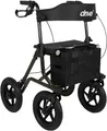 Produktbild: Torro Outdoor Rollator Tannengrün mit PU-Bereifung