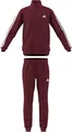 Produktbild: adidas Men's SPORTSWEAR BASIC 3 STRIPES FLEECE TRACKSUIT, active maroon/white, M