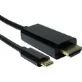 Produktbild: Cables Direct 1m USB Typec M HDMI M Blk Cab 4k60hz (USB3C-HDMI-1M)