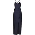 Produktbild: Vera Mont Abendkleid Damen figurbetont Schlitz blau S (34)