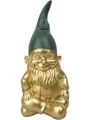 Produktbild: KARE DESIGN® Deko-Zwerg Figur 19cm Polyresin gold-grün Gartenzwerg Skulptur