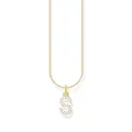 Produktbild: THOMAS SABO Halskette Buchstabe S vergoldetes Silber mit Zirkonia KE2258-414-14