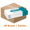 Produktbild: Papernet 2-lagig weiß 40x100 Boxen Kosmetiktücher, Zellstoff 2-lagig, samtweiche weiße Kosmetiktücher 40 Boxen/Karton 411173