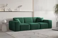 Produktbild: Sofa Designersofa CELES PREMIUM 3-Sitzer in Stoff Opera Velvet Grün