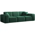 Produktbild: Fun Möbel Sofa, Grün, Textil, 225x73x88 cm, Wohnzimmer, Sofas & Couches, Sofas, 3-Sitzer Sofas