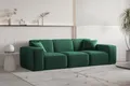 Produktbild: Fun Möbel Sofa Sofa Designersofa CELES PREMIUM 3-Sitzer in Stoff, Inkl. 2 Zierkissen