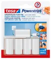 Produktbild: tesa Klebehaken Powerstrips Kabel-Clip, Kabel, (Packung, 1-St., 5 Stck), Stripes selbstklebende - Kabelclip klein - kleben statt bohren