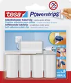 Produktbild: tesa Powerstrips Kabel Clip weiß  Klebestrip