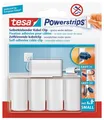 Produktbild: tesa Powerstrips selbstklebende Kabel Clips wieder ablösbar weiß 5 Stück