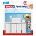 Produktbild: tesa Kabelclips Powerstrips Kabel-Clip weiß 3,6 cm x 2,1 cm, 5 St.