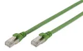 Produktbild: DIGITUS CAT 6A S/FTP Patchkabel, PUR (TPU), 10m, grün