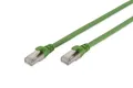 Produktbild: Digitus Patch-Kabel PUR RJ-45 (M) zu RJ-45 (M) 10m Kupfer S/FTP Cat 6a grün